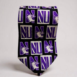 Northwestern University Wildcats Men’s Silk Tie One Size